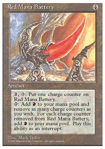 Red Mana Battery