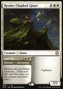 Realm-Cloaked Giant // Cast Off