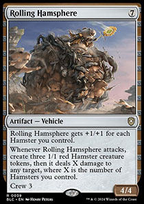 Rolling Hamsphere