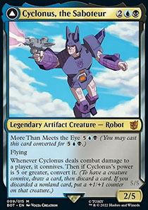 Cyclonus, the Saboteur // Cyclonus, Cybertronian Fighter