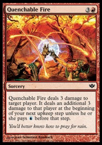 Quenchable Fire