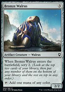 Bronze Walrus