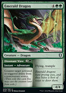 Emerald Dragon // Dissonant Wave