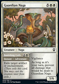 Guardian Naga // Banishing Coils