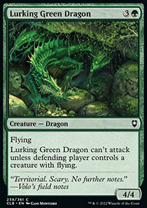 Lurking Green Dragon