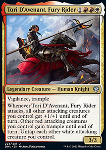 Tori D'Avenant, Fury Rider