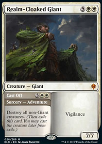 Realm-Cloaked Giant // Cast Off