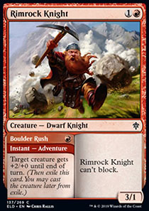 Rimrock Knight // Boulder Rush