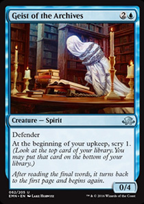 Geist of the Archives