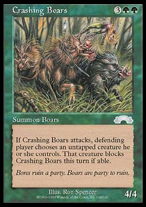 Crashing Boars