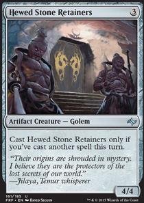 Hewed Stone Retainers