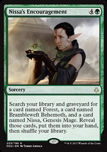 Nissa's Encouragement