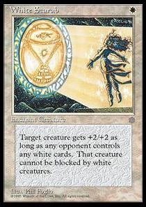 White Scarab