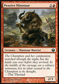 Pensive Minotaur