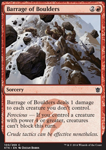 Barrage of Boulders