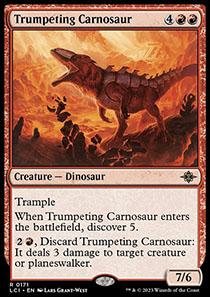 Trumpeting Carnosaur