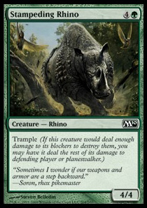 Stampeding Rhino