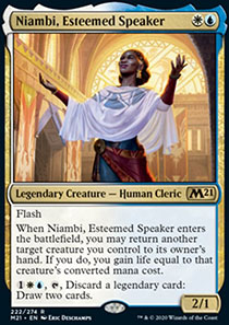 Niambi, Esteemed Speaker