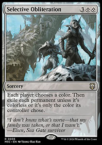 Selective Obliteration