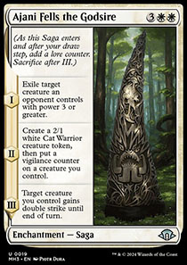 Ajani Fells the Godsire