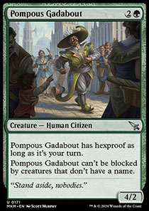 Pompous Gadabout