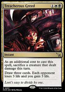 Treacherous Greed