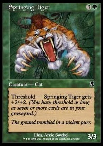 Springing Tiger