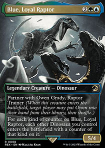 Blue, Loyal Raptor