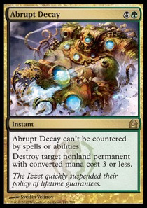 Abrupt Decay