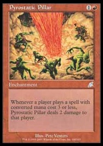 Pyrostatic Pillar