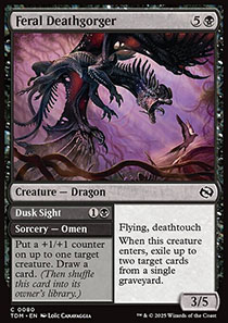 Feral Deathgorger // Dusk Sight