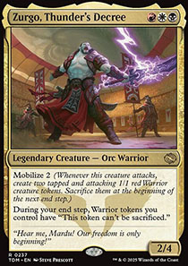 Zurgo, Thunder's Decree