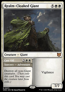 Realm-Cloaked Giant // Cast Off