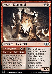 Hearth Elemental // Stoke Genius